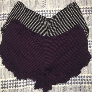 Brandy Melville Style Ruffle Shorts